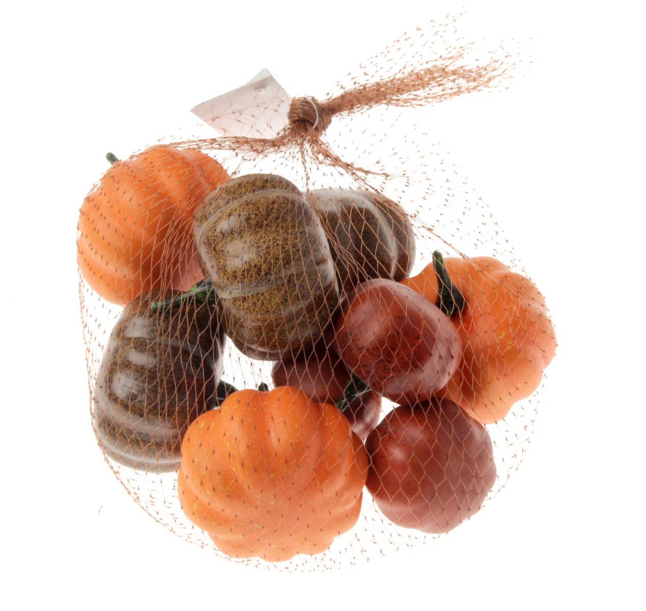 Assorted Pumpkins - Orange & Brown x 9-0