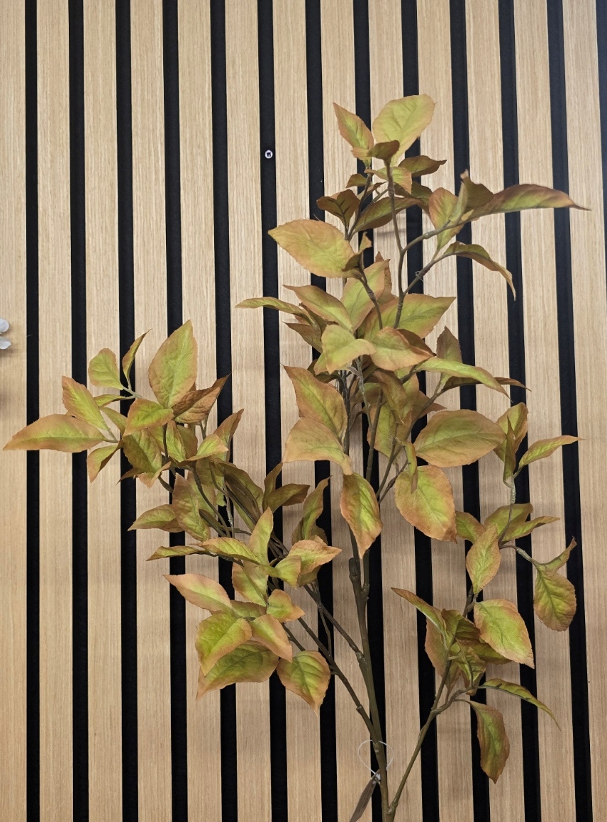 Eco Capsicum Leaf Spray 89cm Green/Brown