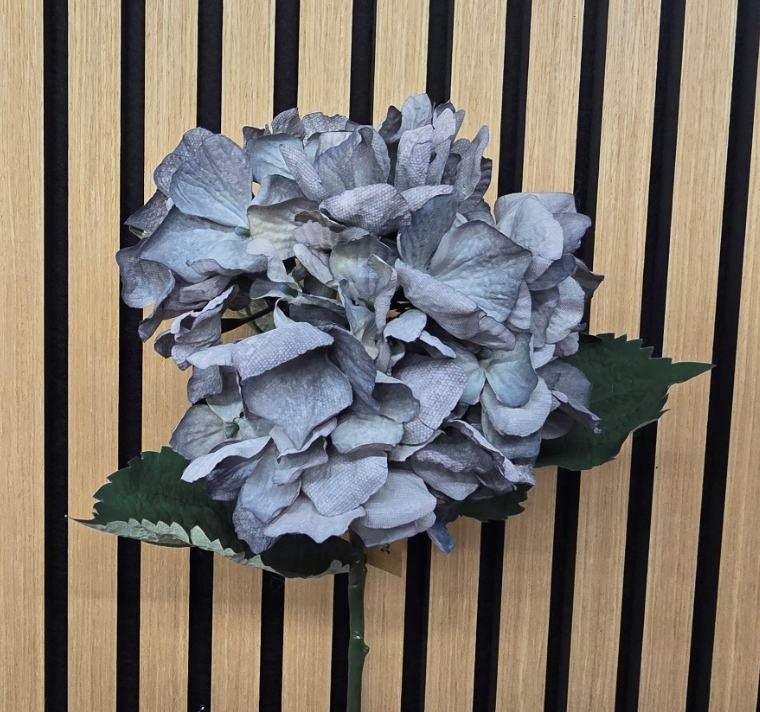 Eco Hydrangea Stem 60cm Green/Blue