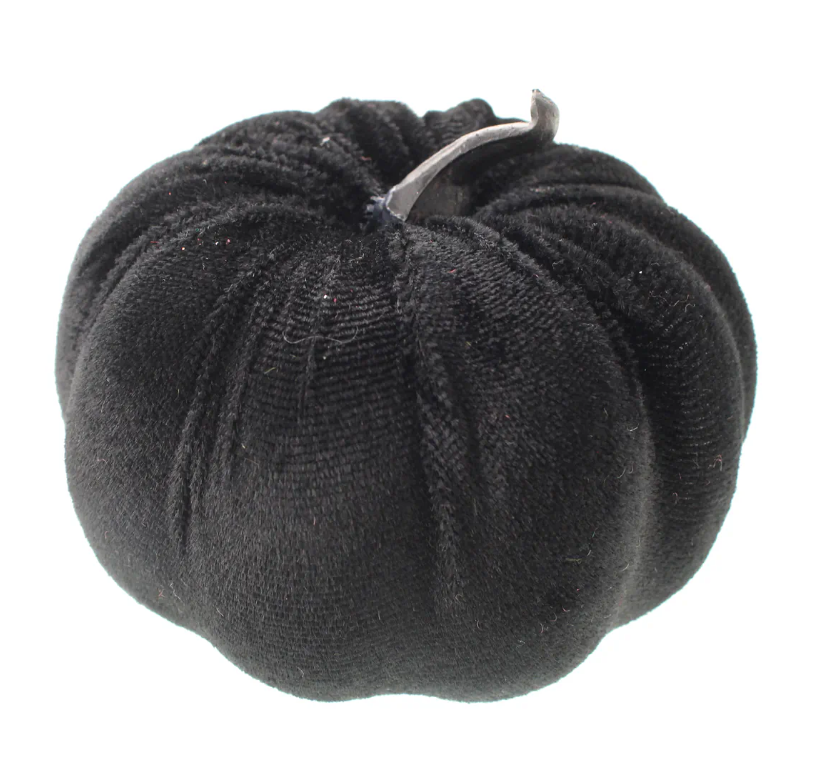 Velvet Pumpkin Black 8cm-0