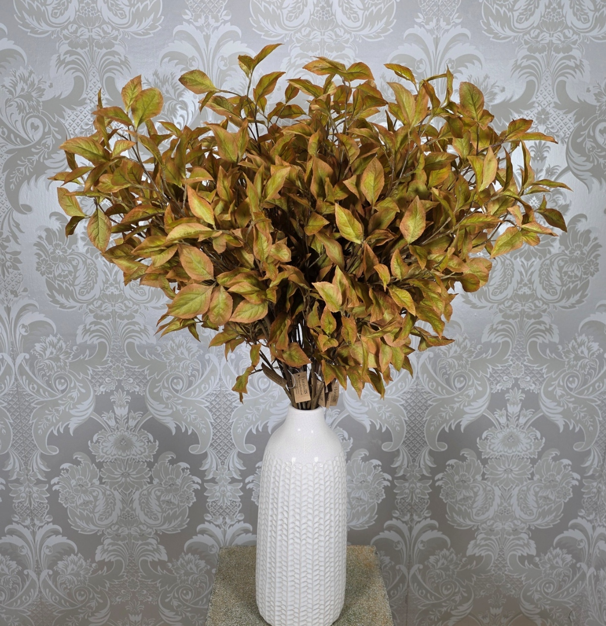 Eco Capsicum Leaf Spray 89cm Green/Brown