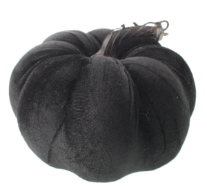 18cm Velvet Pumpkin Black-0