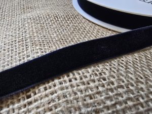 Velvet Ribbon 12mm x 10mtrs Dark Blue
