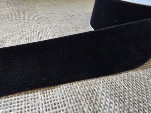 Velvet Ribbon 50mm x 10mtrs Black
