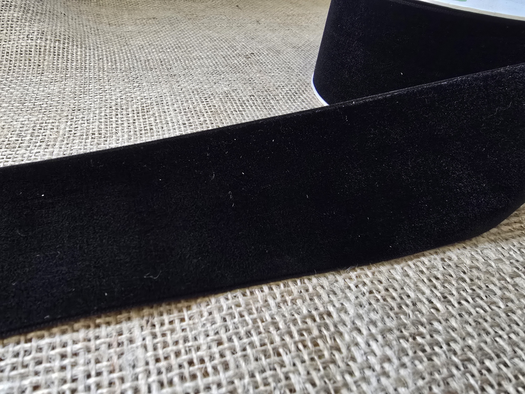 Velvet Ribbon 50mm x 10mtrs Black