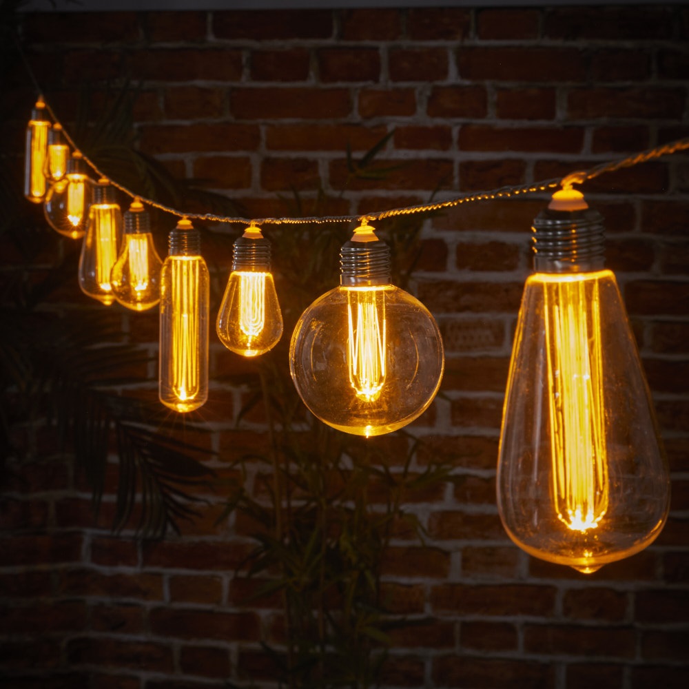 Connectable 10 LED Mixed Bulb Lightset-0