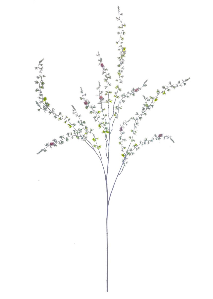 Glittered Pine Cone Spray 120cm-0