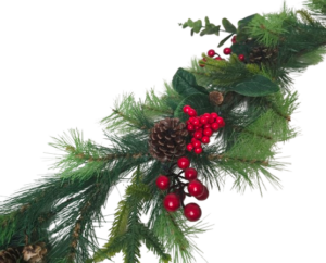 Woodland Eucalyptus & Berries Garland 180cm-0