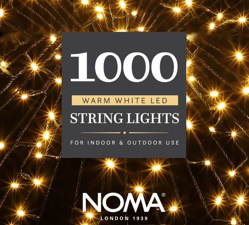 1000 Warm White Multifunction String Lights-0