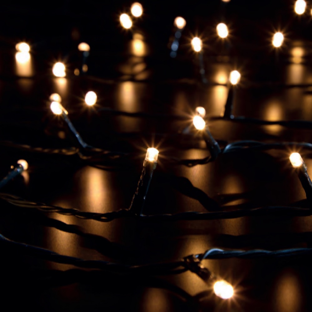 1000 Antique White Multifunction String Lights-0