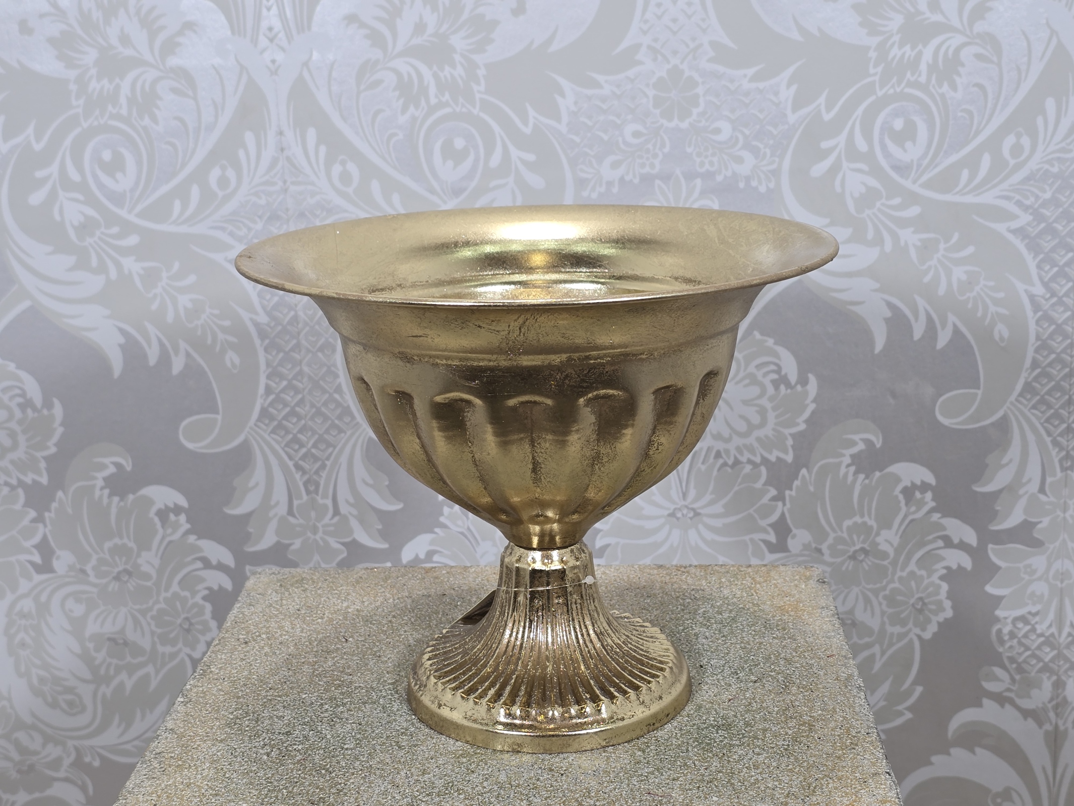 Sandringham Footed Bowl Gold 26 x 22.5cm