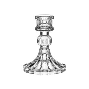 Anastasia Glass Candlestick 10.5cm