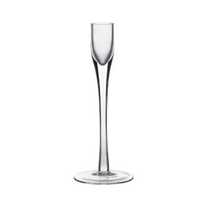 Glass Flute Candlestick 25cm-0