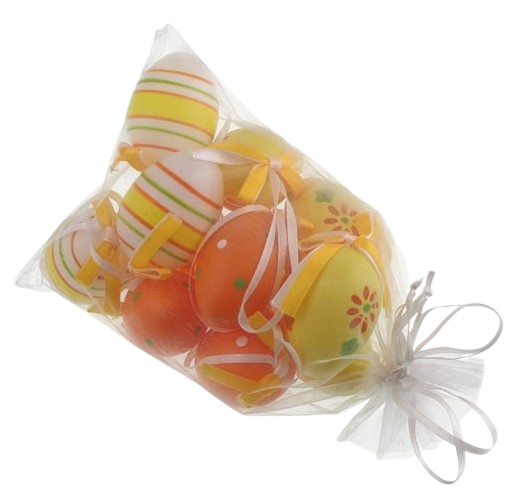 Assorted Decorated Eggs 6.5cm x 12-0