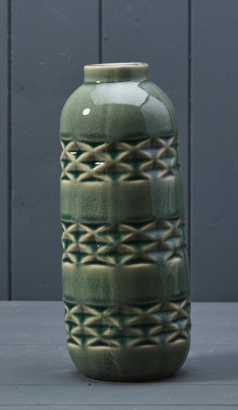 Green Ceramic Vase (25.5cm)