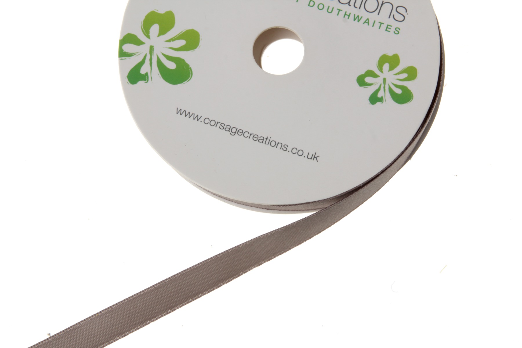 Double Face Satin 38mm x 20mtrs Chocolate Chip-0