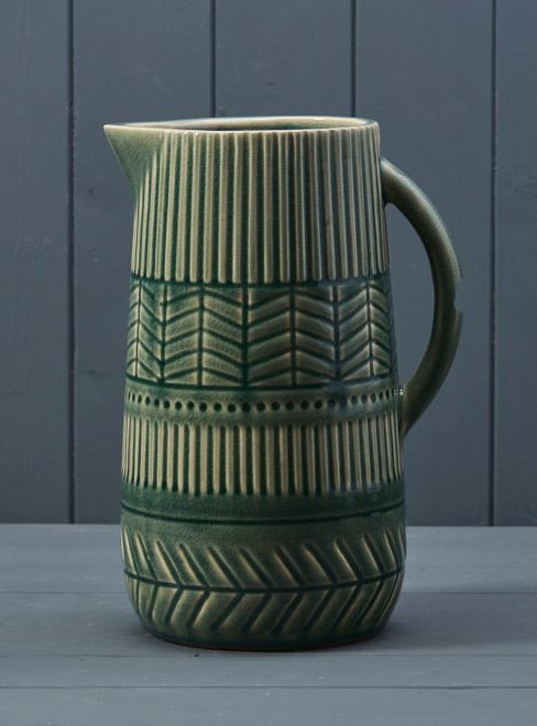 Green Ceramic Jug (26.5cm)