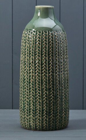Green Ceramic Vase (37.5cm)-0