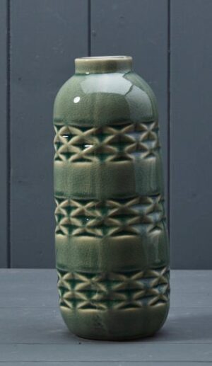 Green Ceramic Vase (25.5cm)