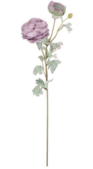 72cm Lilac Peony Stem-0