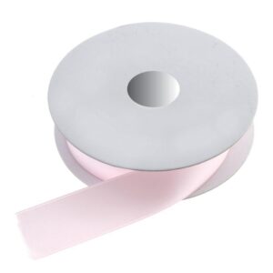 Double Face Satin 38mm x 20mtrs Baby Pink-0