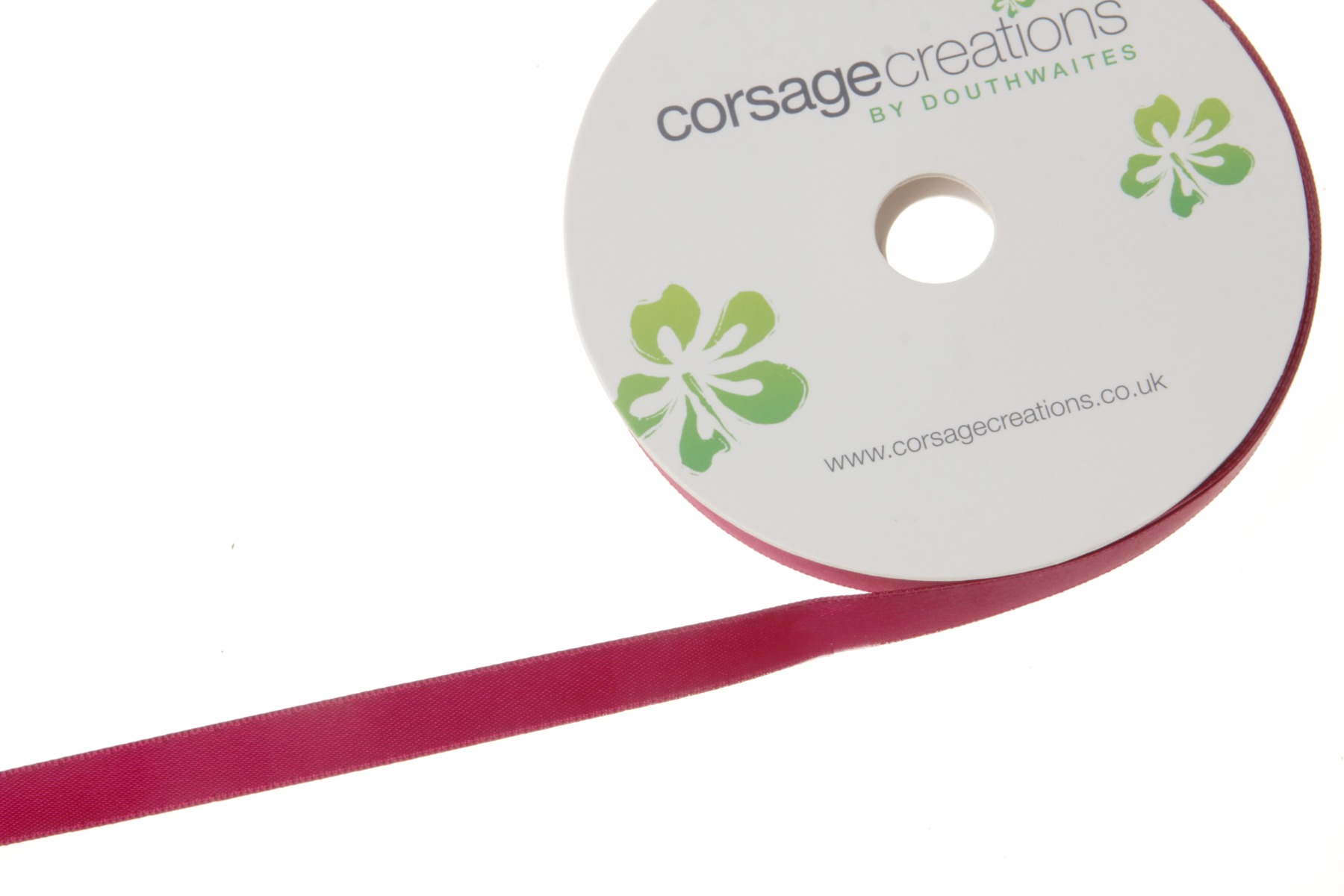 Double Face Satin 38mm x 20mtrs Wine-0