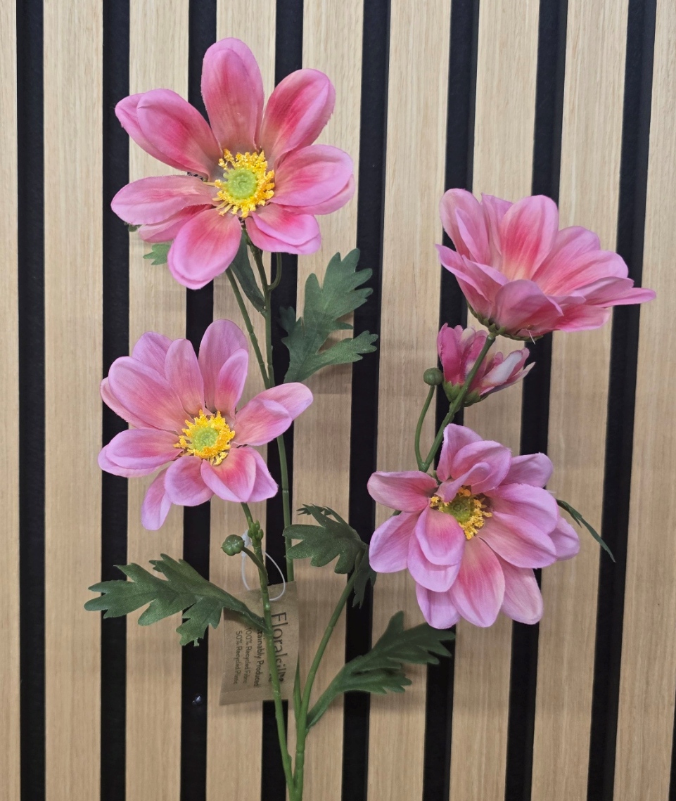 ECO Gazania Daisy Spray 66cm Pink/Cream