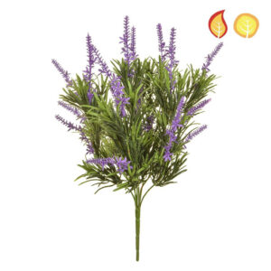 Artificial Lavender Bush 46cm UV & FR