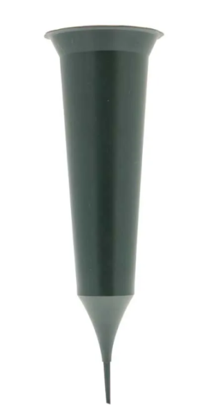 32cm Green Spike Grave Vase x 5 Pcs-0