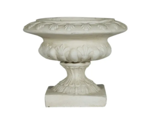 Hortus Adrienne Garden Urn 20cm Cream