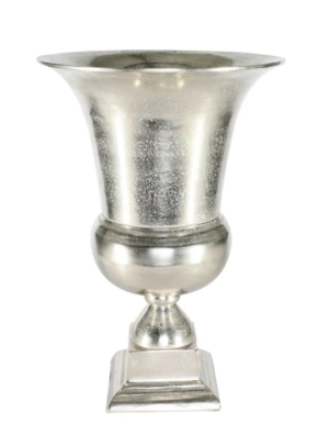 Poseidon Urn Silver H - 43cm-0