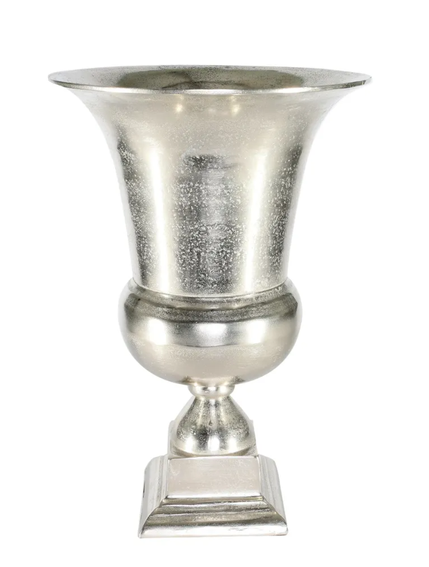 Poseidon Urn Silver H - 43cm-0