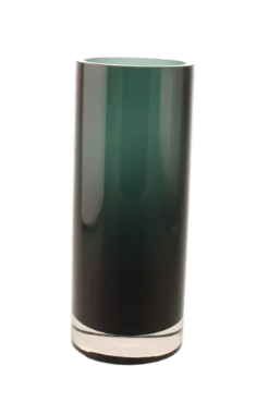 30cm 50% Recycled Glass Cylinder Smokey-0