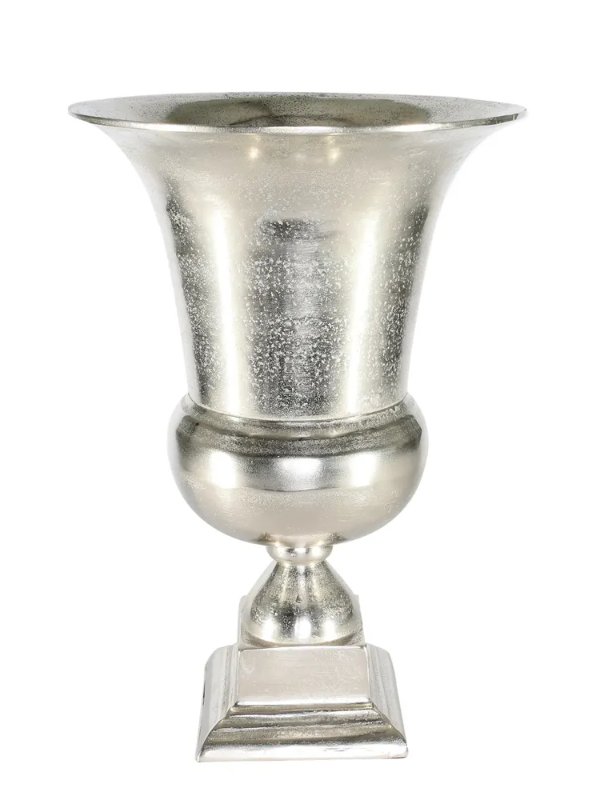 Poseidon Urn Silver H - 43cm-0