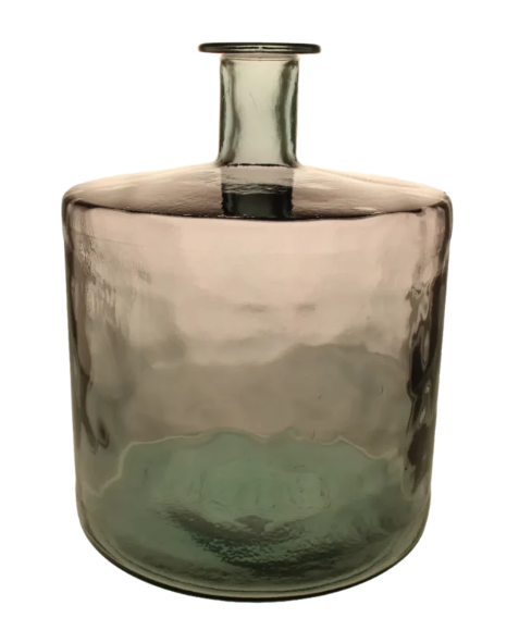 45cm 100% Recycled Glass Medicine Bottle Grey-0