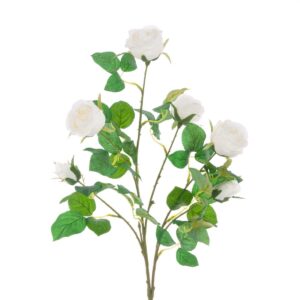 Juliet Rose Spray 70cm White-0