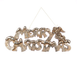 Champagne Merry Christmas Sign-0