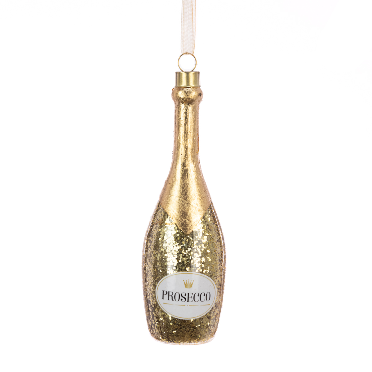 GLASS Prosecco Bottle 14cm