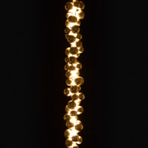 Bauble Garland 144 LED's Silver