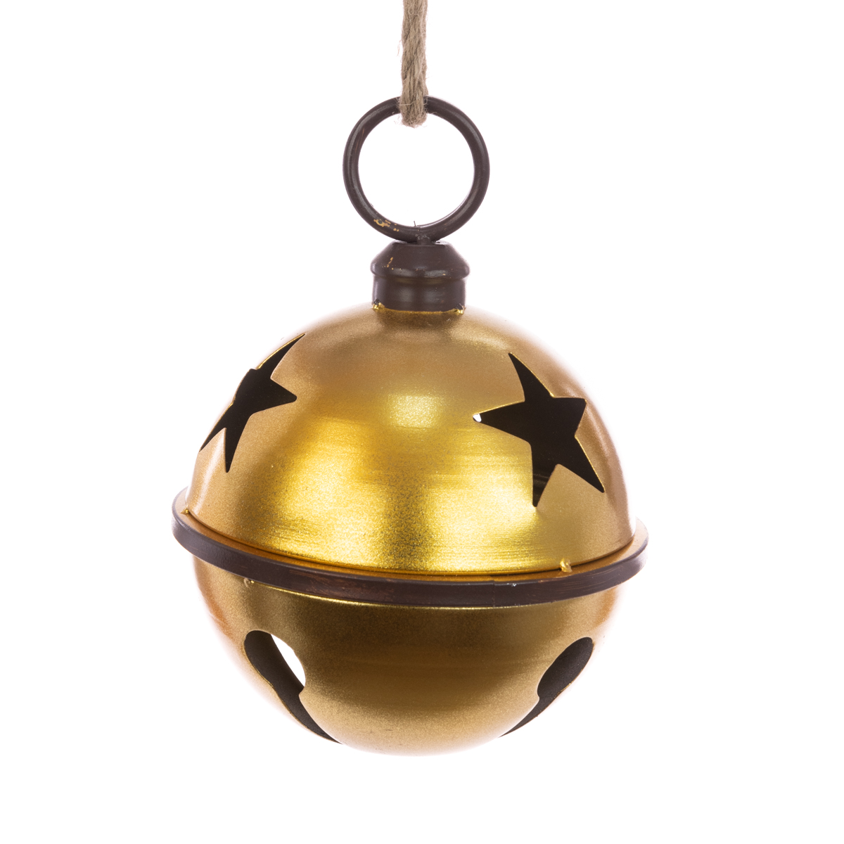 METAL Bell W/Star 29cm Gold-0