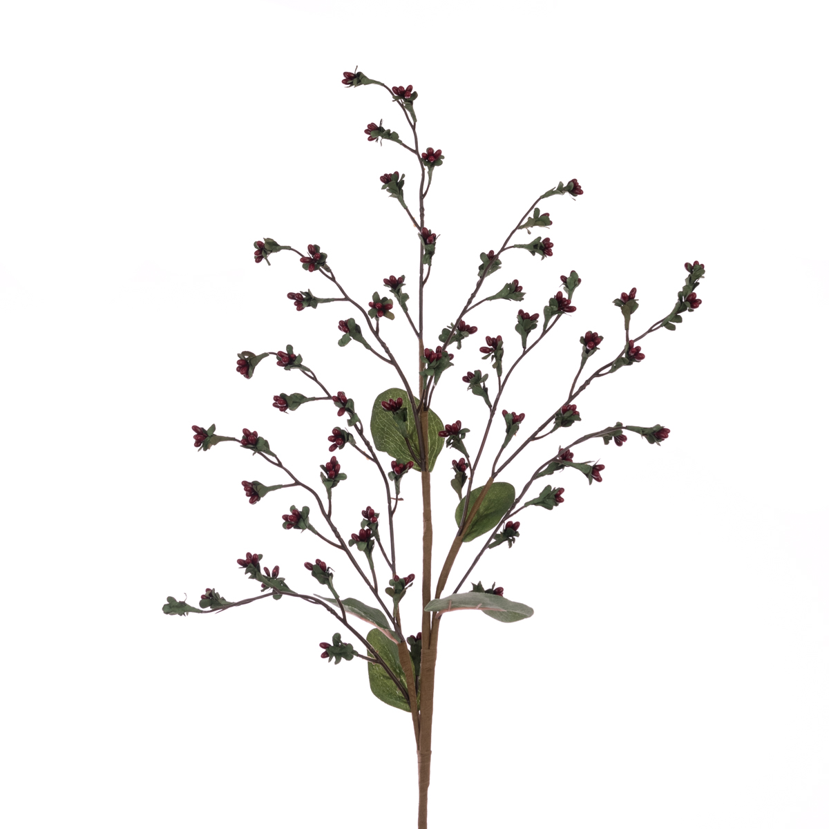 Gypsum Berry Spray 79cm Burgundy-0
