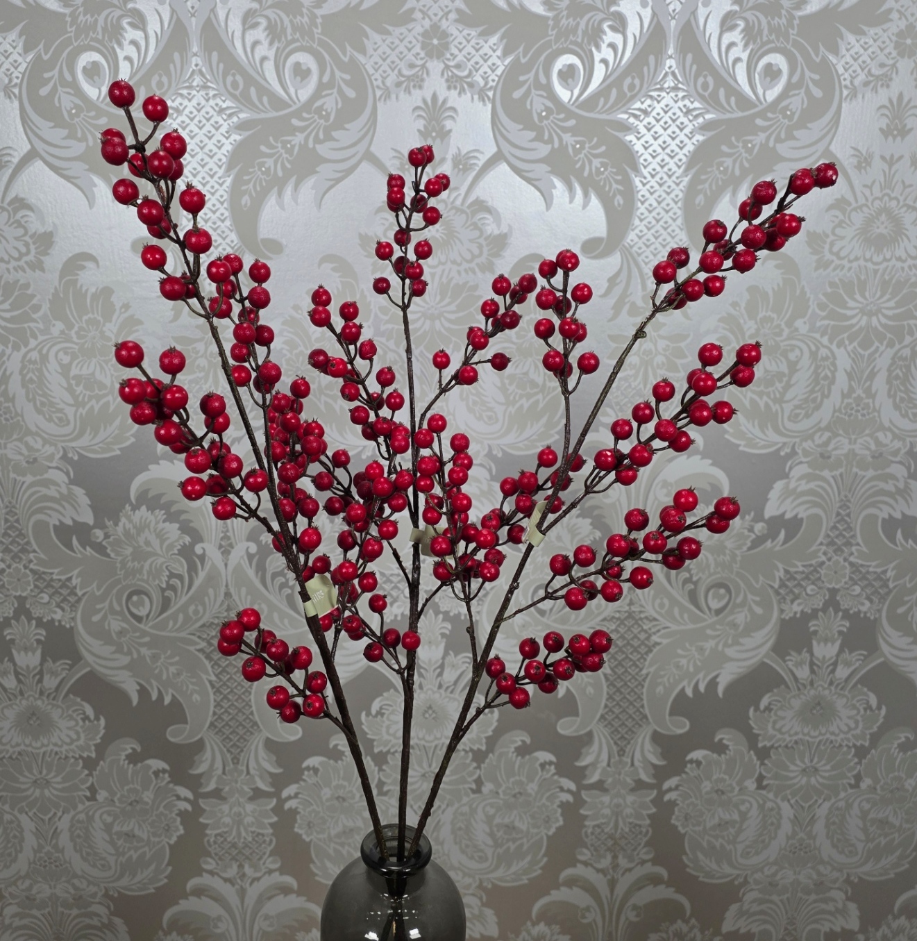 Winter Berry Spray 78cm Red