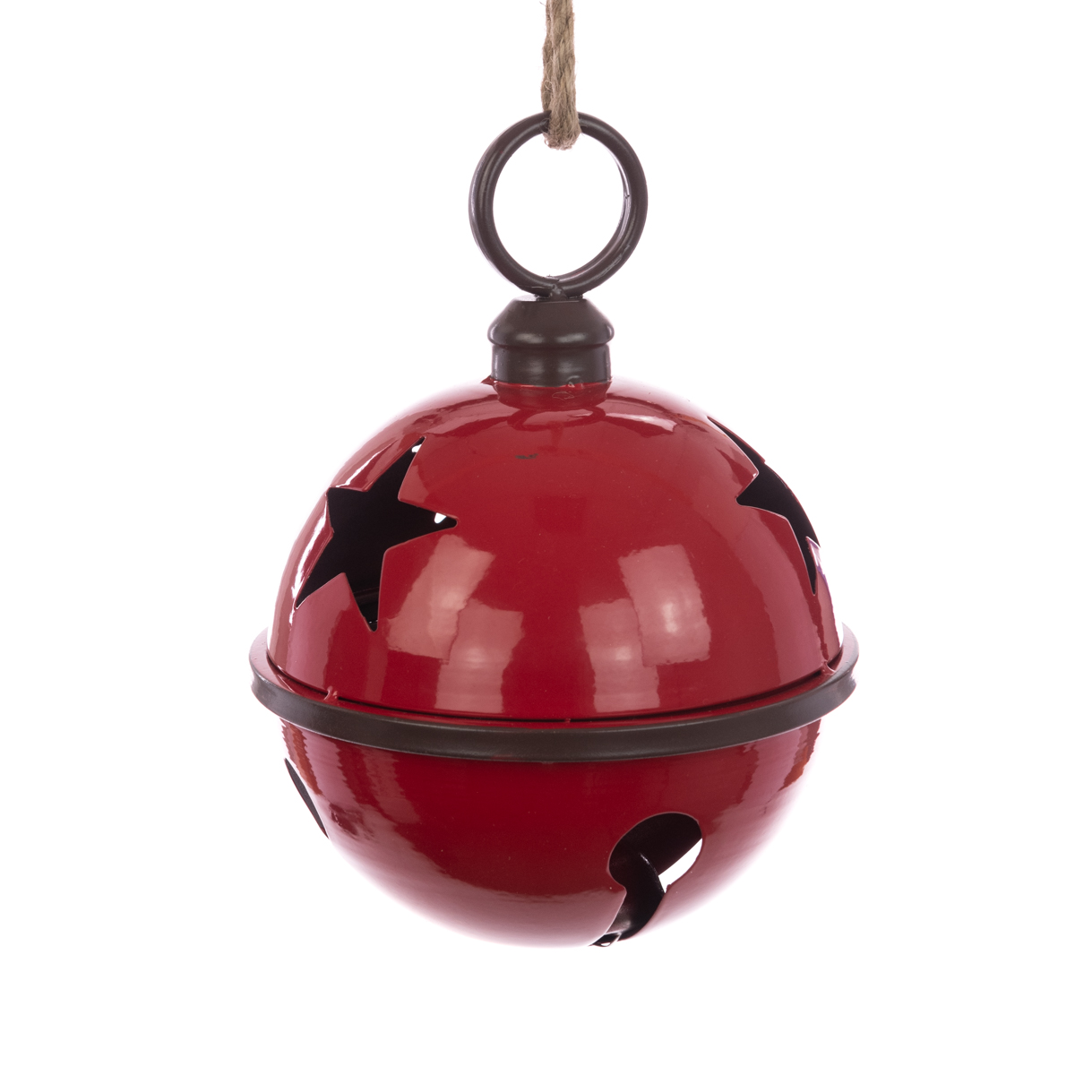 METAL Bell W/Star 29cm Red-0