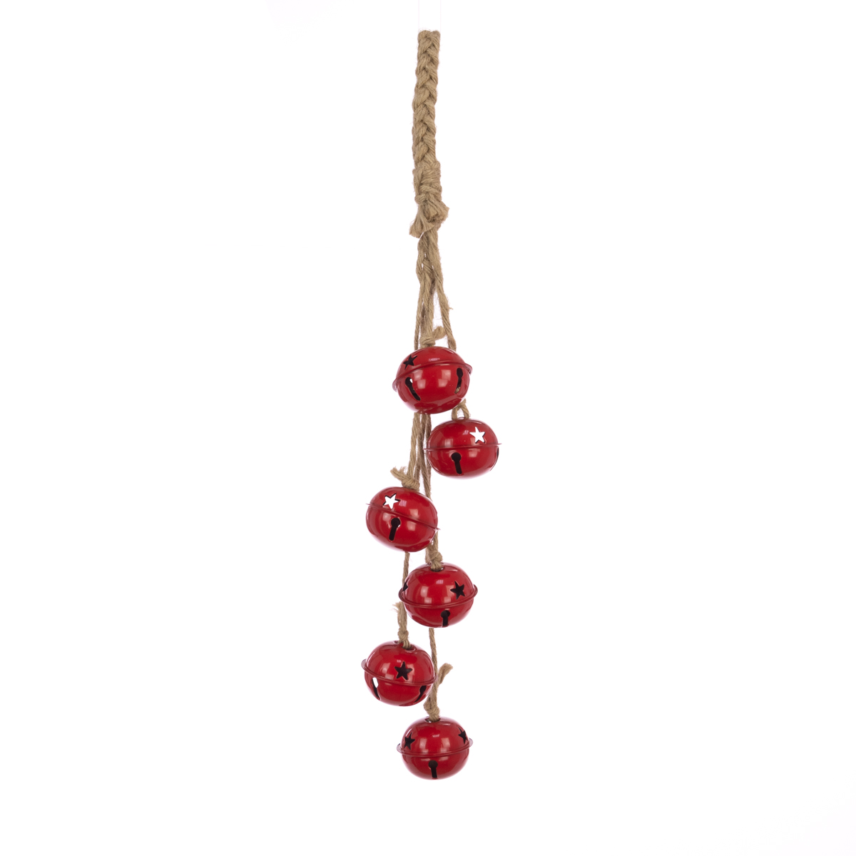 METAL Bell Star Hanger 50cm Red-0