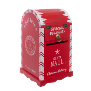 Wooden Santa Mailbox 40cm
