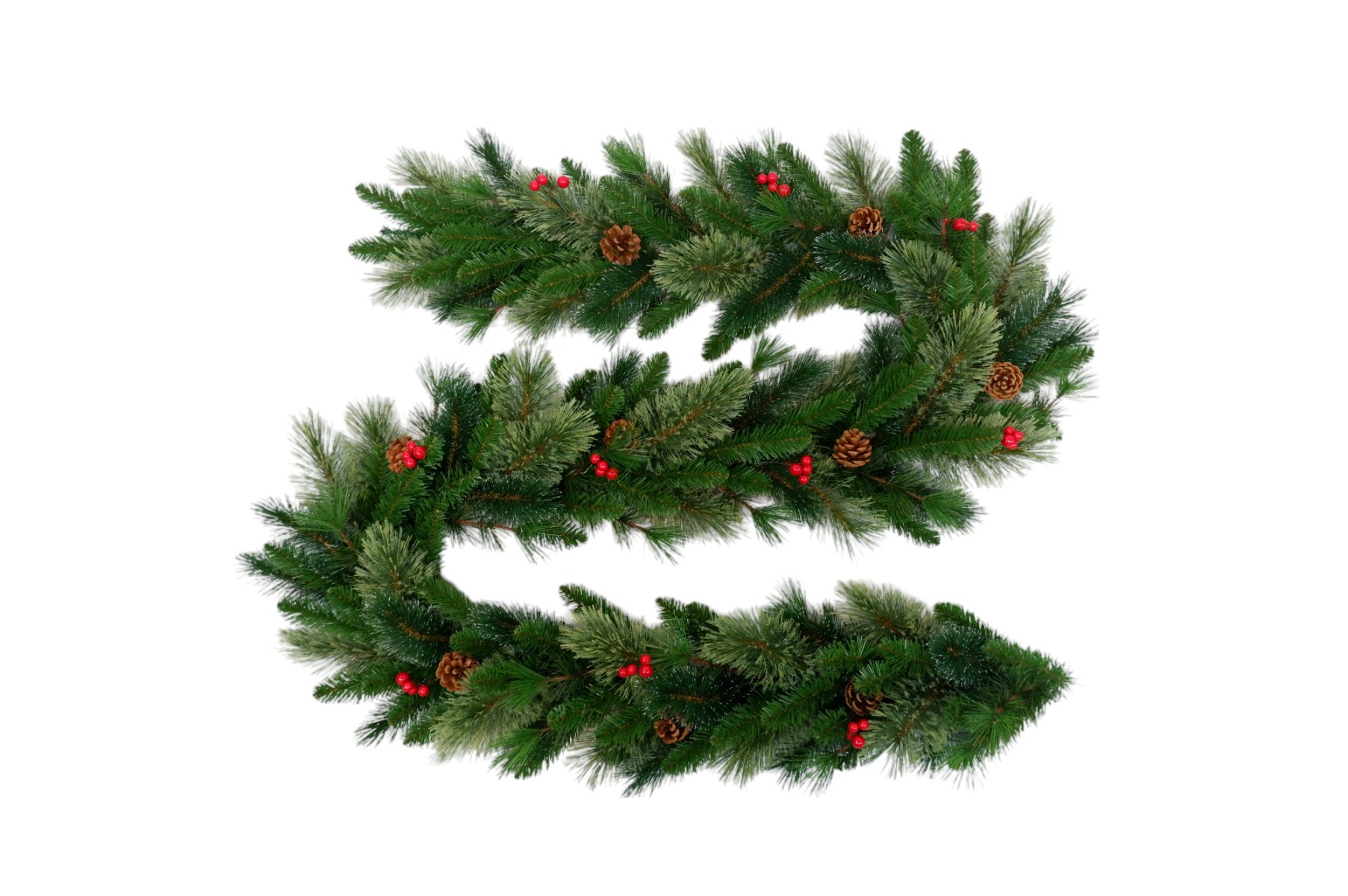 Fantastic Pine Garland - Green (180 tips, 275cm long)-0