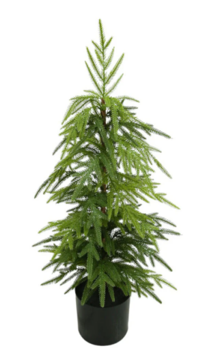 91cm Potted Pine Tree - Green (91cm long)-0