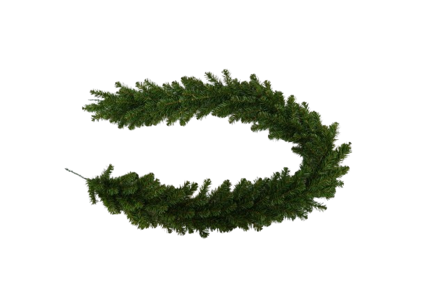 Artificial Balsam Pine Garland - Green (100ft x 10")-0