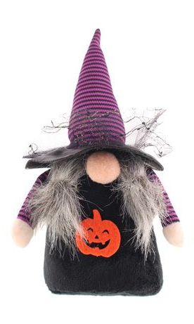 19cm Fabric Sitting Halloween Gonk Purple (N50651)-0