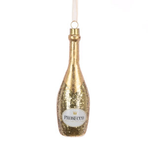 GLASS Prosecco Bottle 14cm